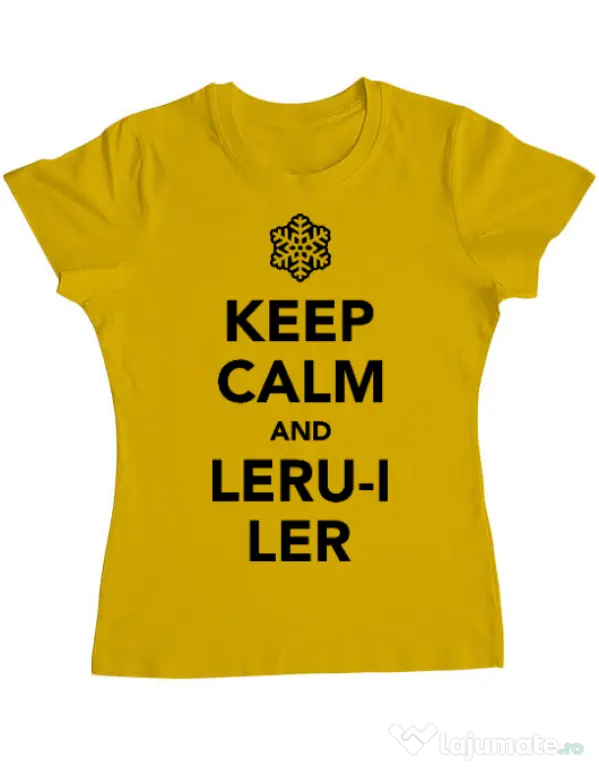 Tricou ADLER dama Ler Galben