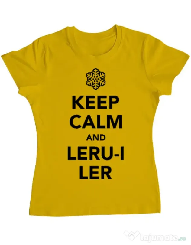 Tricou ADLER dama Ler Galben