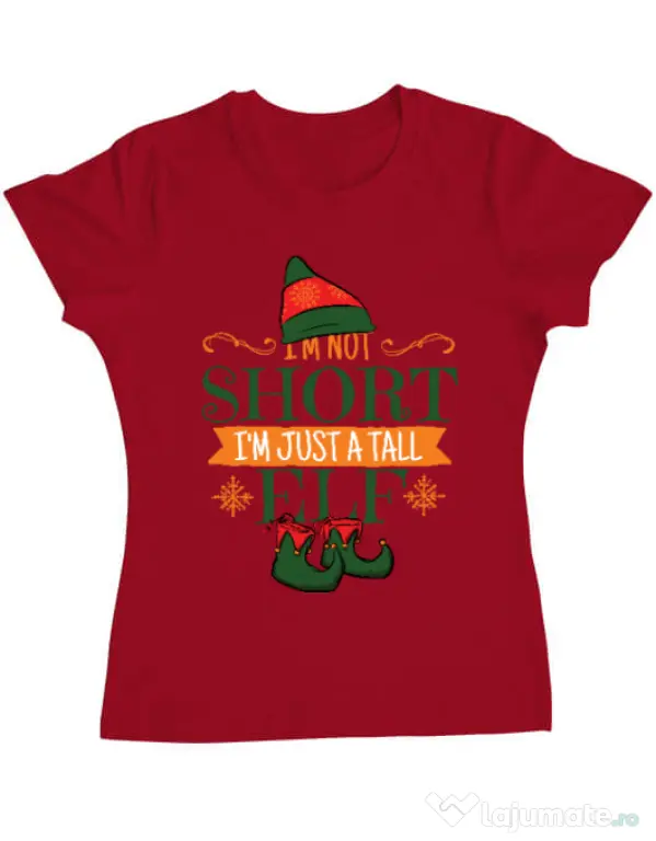 Tricou ADLER dama Tall Elf Rosu
