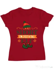 Tricou ADLER dama Tall Elf Rosu