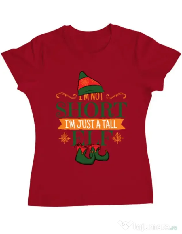 Tricou ADLER dama Tall Elf Rosu