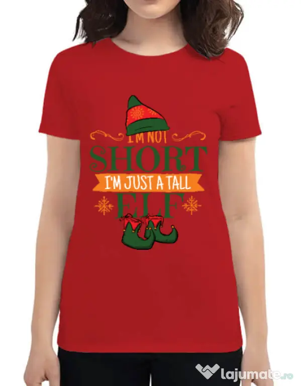 Tricou ADLER dama Tall Elf Rosu