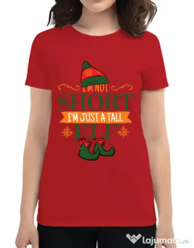 Tricou ADLER dama Tall Elf Rosu