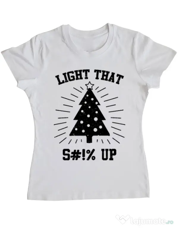Tricou ADLER dama Light that up Alb