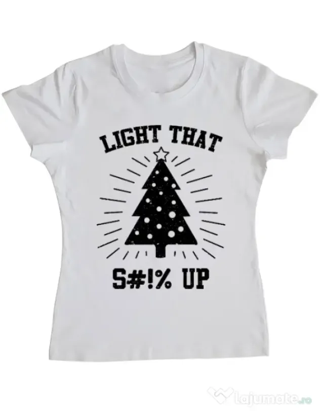 Tricou ADLER dama Light that up Alb