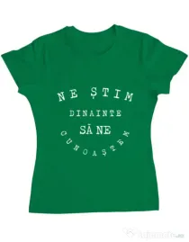 Tricou ADLER dama Ne stim II Verde mediu