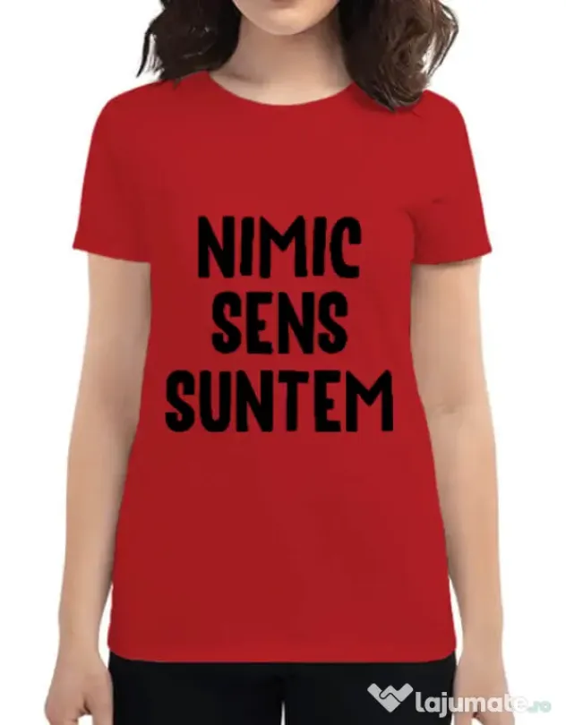 Tricou ADLER dama Nu are sens 1 Rosu