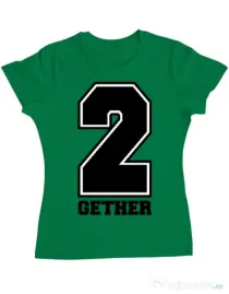 Tricou ADLER dama Together Verde mediu