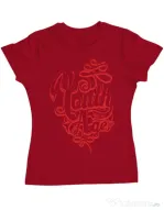 Tricou ADLER dama Youth has no age Rosu