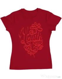 Tricou ADLER dama Youth has no age Rosu