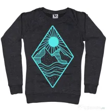 Bluza ADLER dama Mountain Negru melanj