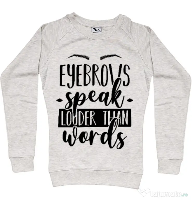 Bluza ADLER dama Eyebrows speak louder Migdala melanj