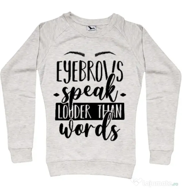 Bluza ADLER dama Eyebrows speak louder Migdala melanj