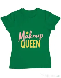 Tricou ADLER dama Makeup queen Verde mediu