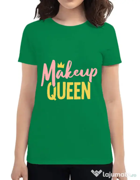 Tricou ADLER dama Makeup queen Verde mediu