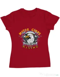 Tricou ADLER dama Eagle Rosu