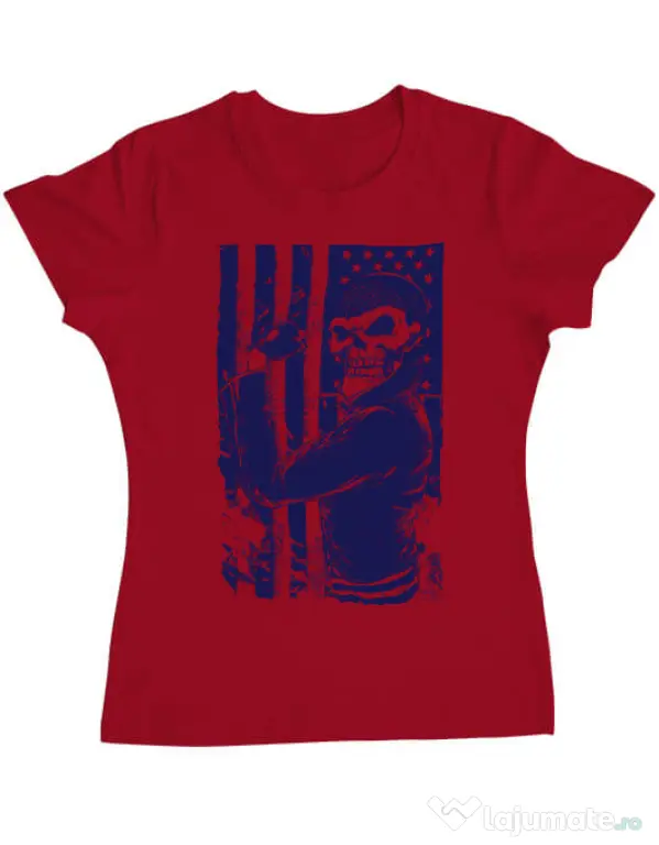 Tricou ADLER dama Motorist Rosu