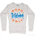 Bluza ADLER dama Good vibes only Migdala melanj