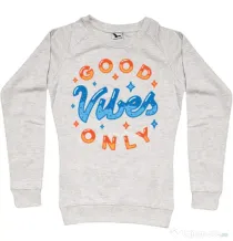 Bluza ADLER dama Good vibes only Migdala melanj