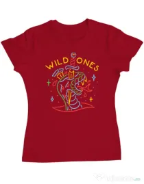 Tricou ADLER dama Wild ones Rosu