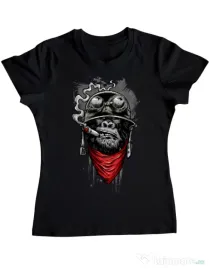 Tricou ADLER dama Ape of duty Negru