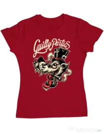 Tricou ADLER dama Guilty parties Rosu