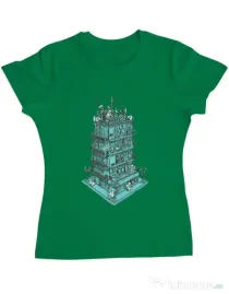 Tricou ADLER dama Sound zone Verde mediu