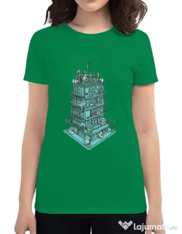 Tricou ADLER dama Sound zone Verde mediu