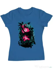 Tricou ADLER dama The last of us Albastru azuriu