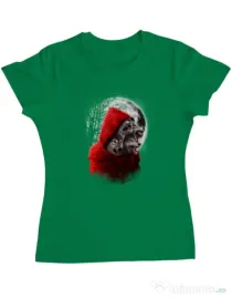 Tricou ADLER dama Wolf hood Verde mediu
