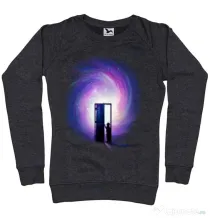 Bluza ADLER dama Doors to the future Negru melanj