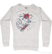 Bluza ADLER dama Relax Skeleton Migdala melanj