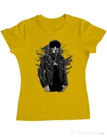 Tricou ADLER dama Sky fighter Galben