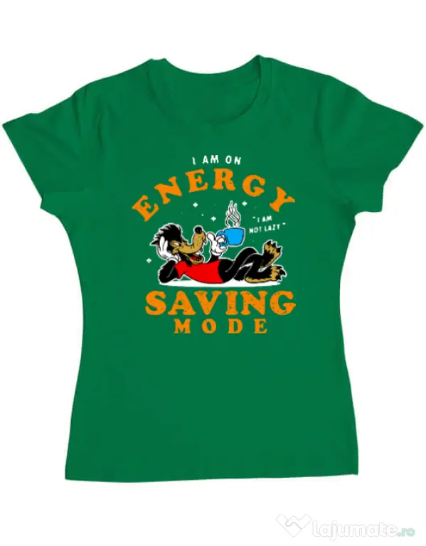 Tricou ADLER dama Energy saving mode Verde mediu