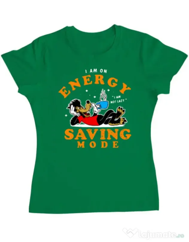 Tricou ADLER dama Energy saving mode Verde mediu