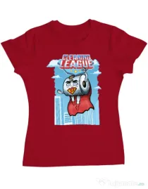 Tricou ADLER dama Cleaning league toilet paper Rosu