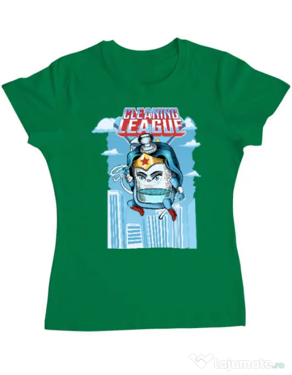 Tricou ADLER dama Cleaning league gel Verde mediu