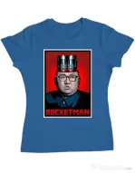 Tricou ADLER dama Rocketman Albastru azuriu
