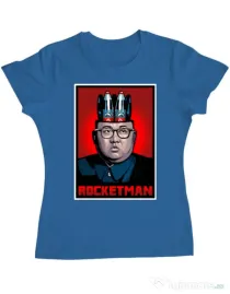 Tricou ADLER dama Rocketman Albastru azuriu