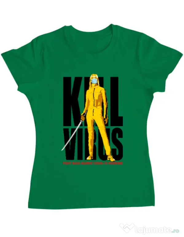Tricou ADLER dama Kill bill Verde mediu