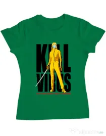 Tricou ADLER dama Kill bill Verde mediu