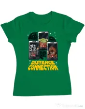 Tricou ADLER dama Distance connection Verde mediu
