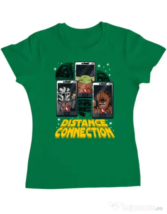 Tricou ADLER dama Distance connection Verde mediu