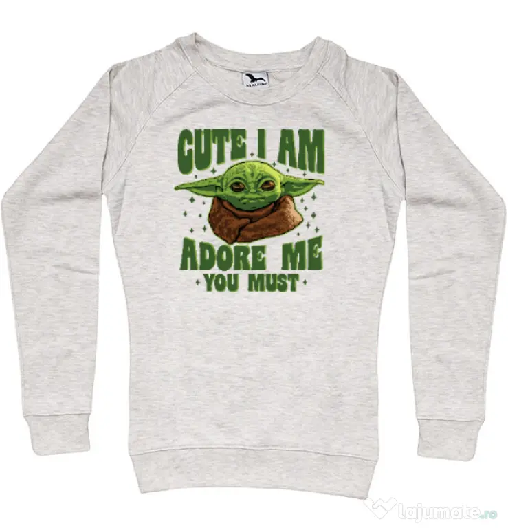 Bluza ADLER dama Cute I am Migdala melanj