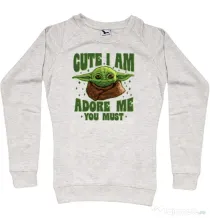 Bluza ADLER dama Cute I am Migdala melanj