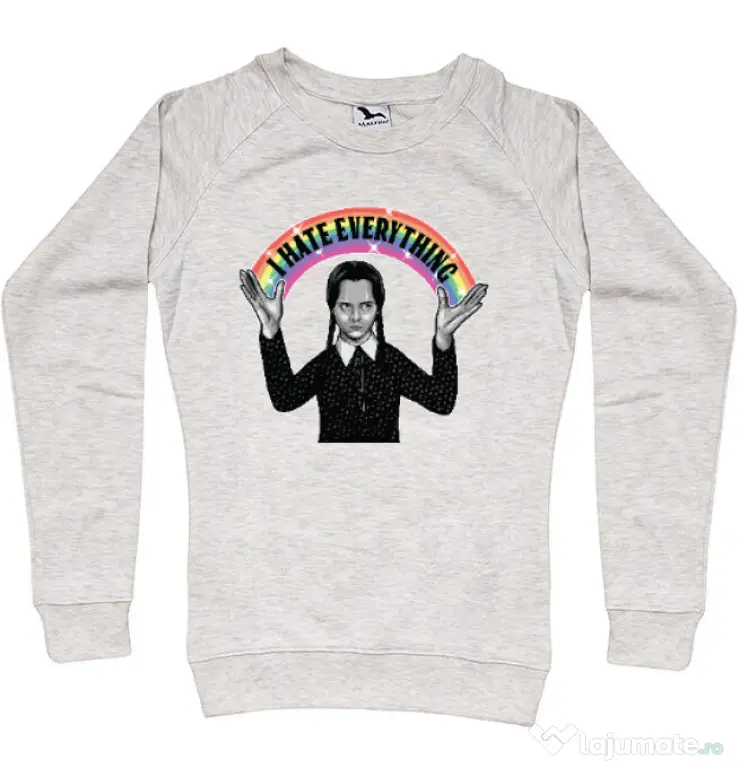 Bluza ADLER dama I hate everything Migdala melanj