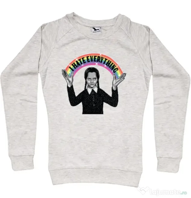 Bluza ADLER dama I hate everything Migdala melanj