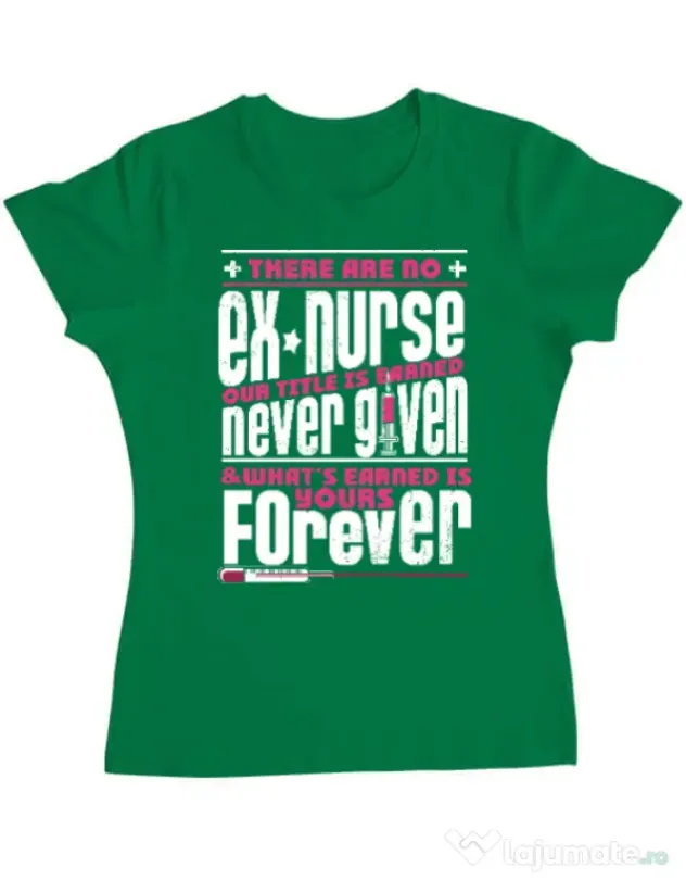 Tricou ADLER dama Ex nurse Verde mediu