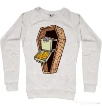 Bluza ADLER dama Horror pizza Migdala melanj