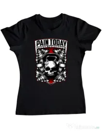 Tricou ADLER dama Pain today power tomorrow Negru